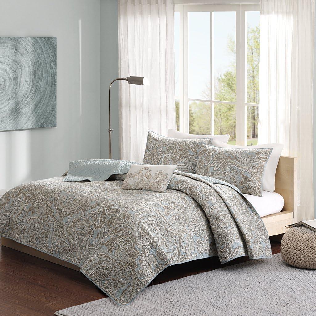 Dierdre Paisley Cotton Coverlet Set - 4-Piece