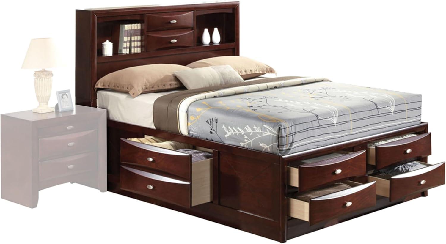 86" Full Bed Ireland Bed Espresso - Acme Furniture