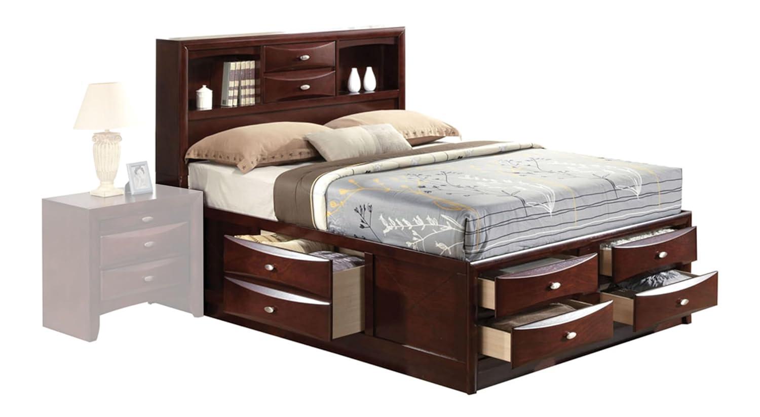 86" Full Bed Ireland Bed Espresso - Acme Furniture