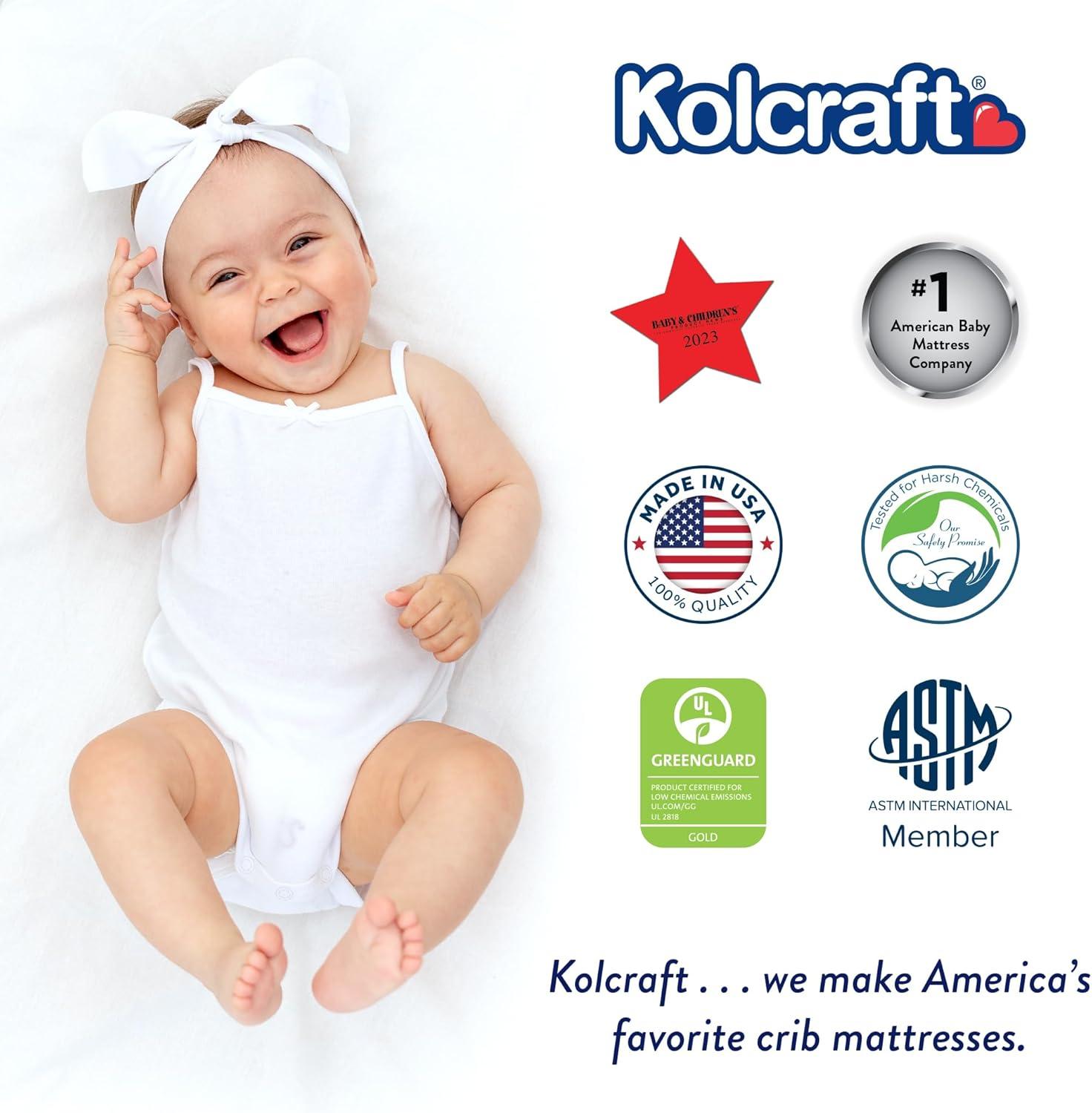 Kolcraft Pure Sleep Therapeutic 150 Baby Crib/Toddler Mattress