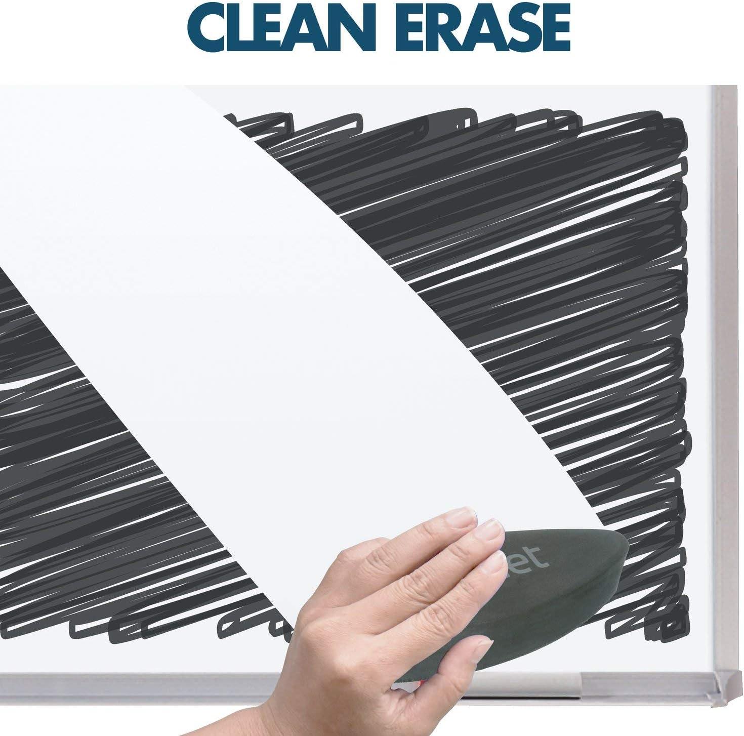 Quartet® 36" x 48" Porcelain White Board with Aluminum Frame