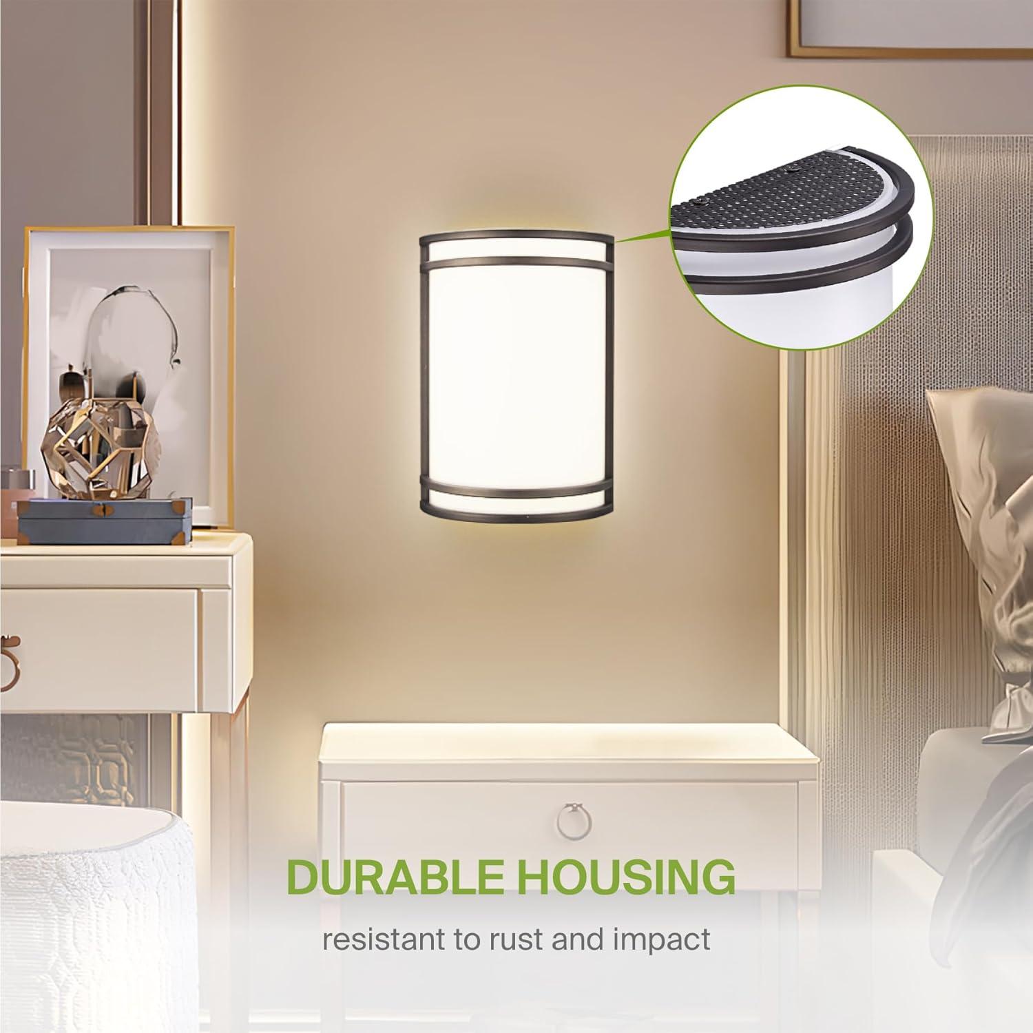 Oil Rubbed Bronze Dimmable Cylinder Wall Sconce