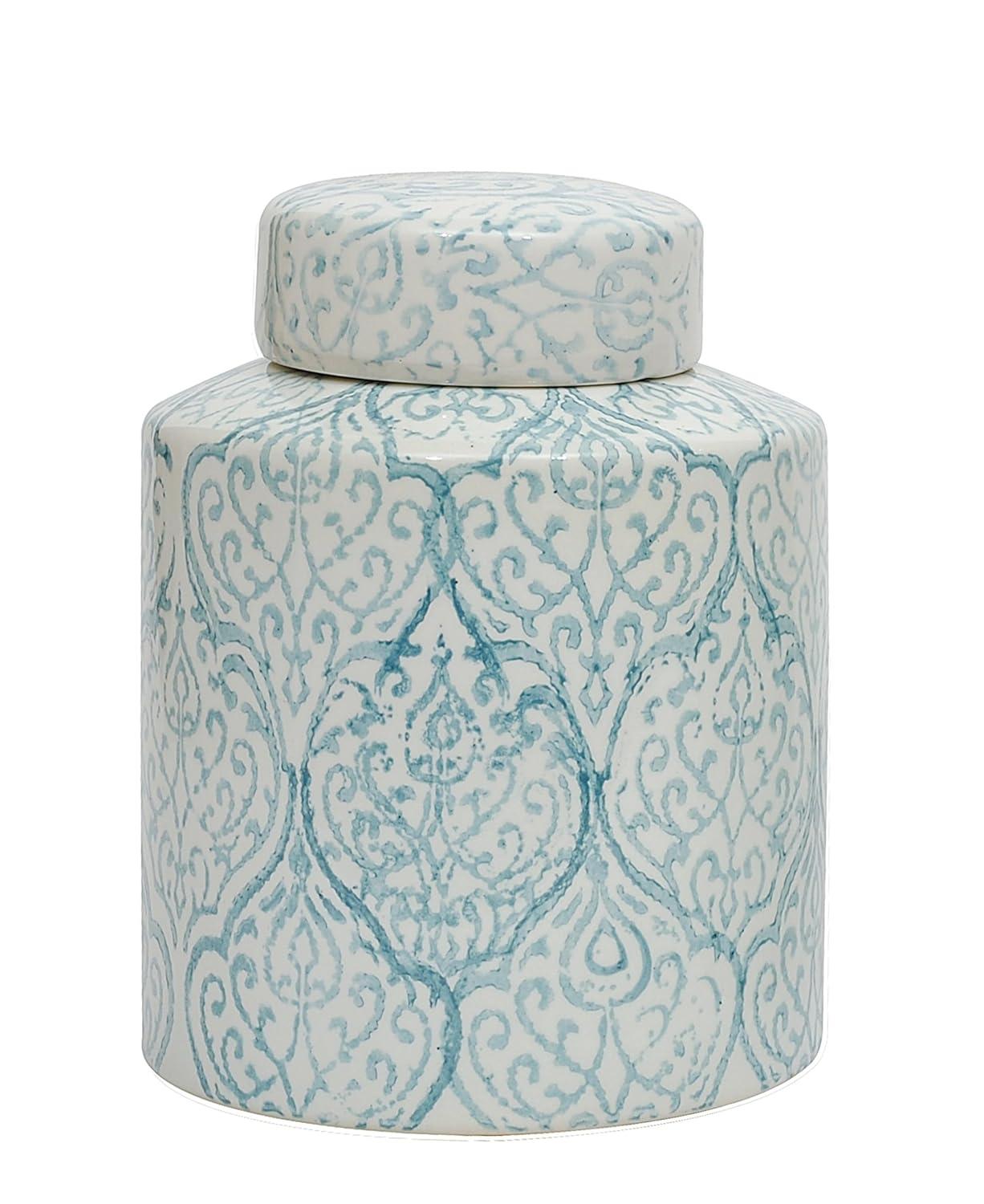 Ceramic Ginger Jar (10-1/8") - Storied Home