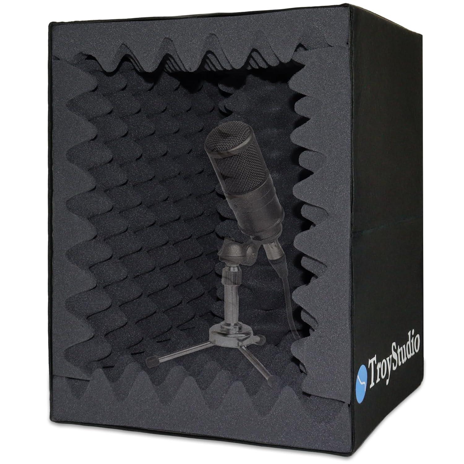 TroyStudio Acoustic Sound Diffuser Panels, 12 X 12 X 1 inches 8 Pcs PVC Plastic Wall Panel, Recording Studio Acoustical Treatments Diffusion Panel, 3D Art Decorative Ceiling Tiles (Pyramid, Black)