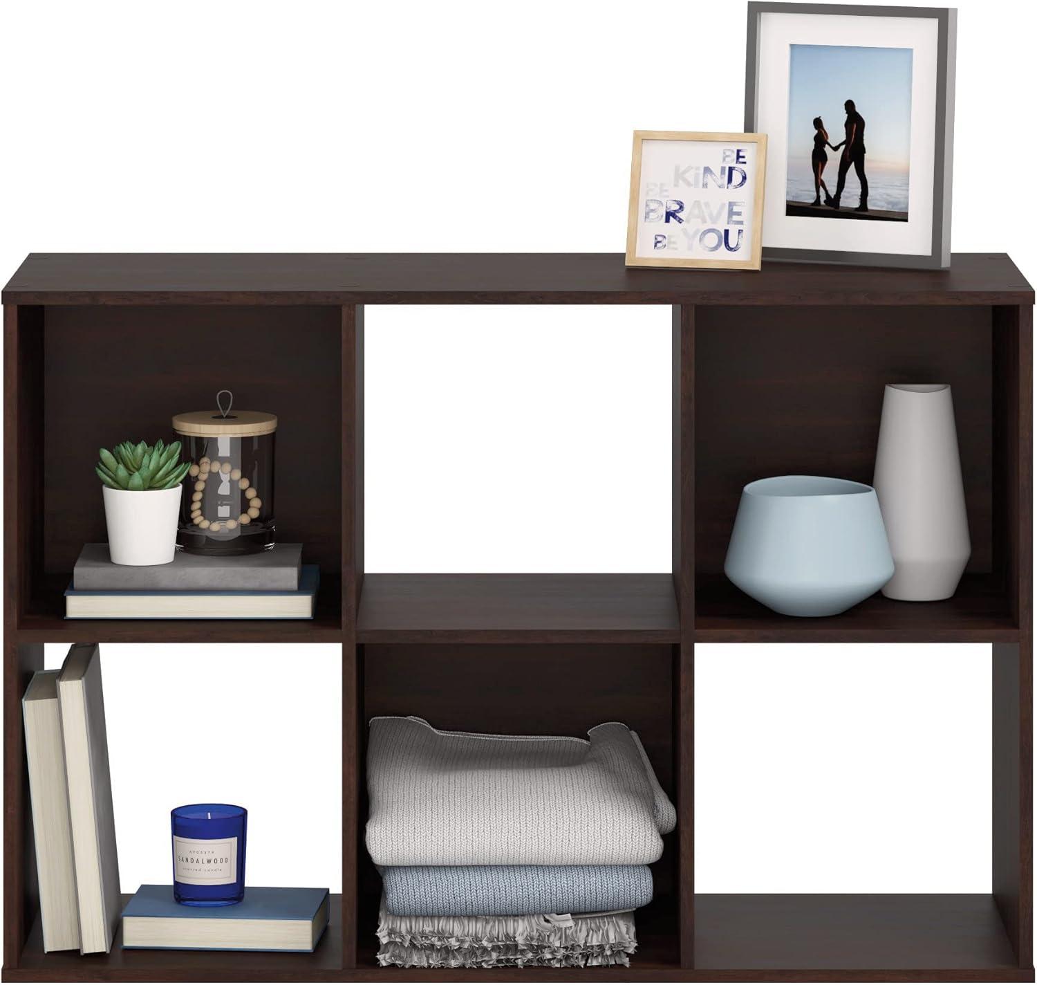 Solutions by Sauder 6-Cube Organizer Storage Cubby Unit in White, White Finish