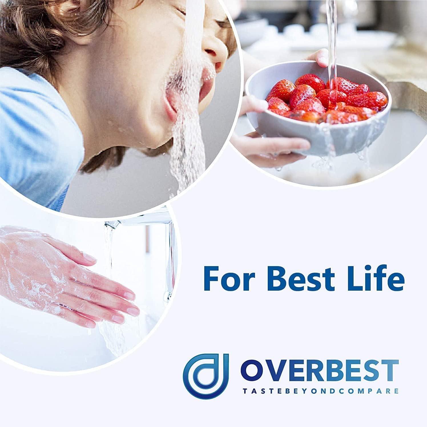 Fil-Fresh 2-Pack Faucet Filter Replacement for Brita Faucet Filtration System, NSF Certified to Reduce Chlorine, BPA-Free, Lasts 4-Months or 100 Gallons, White