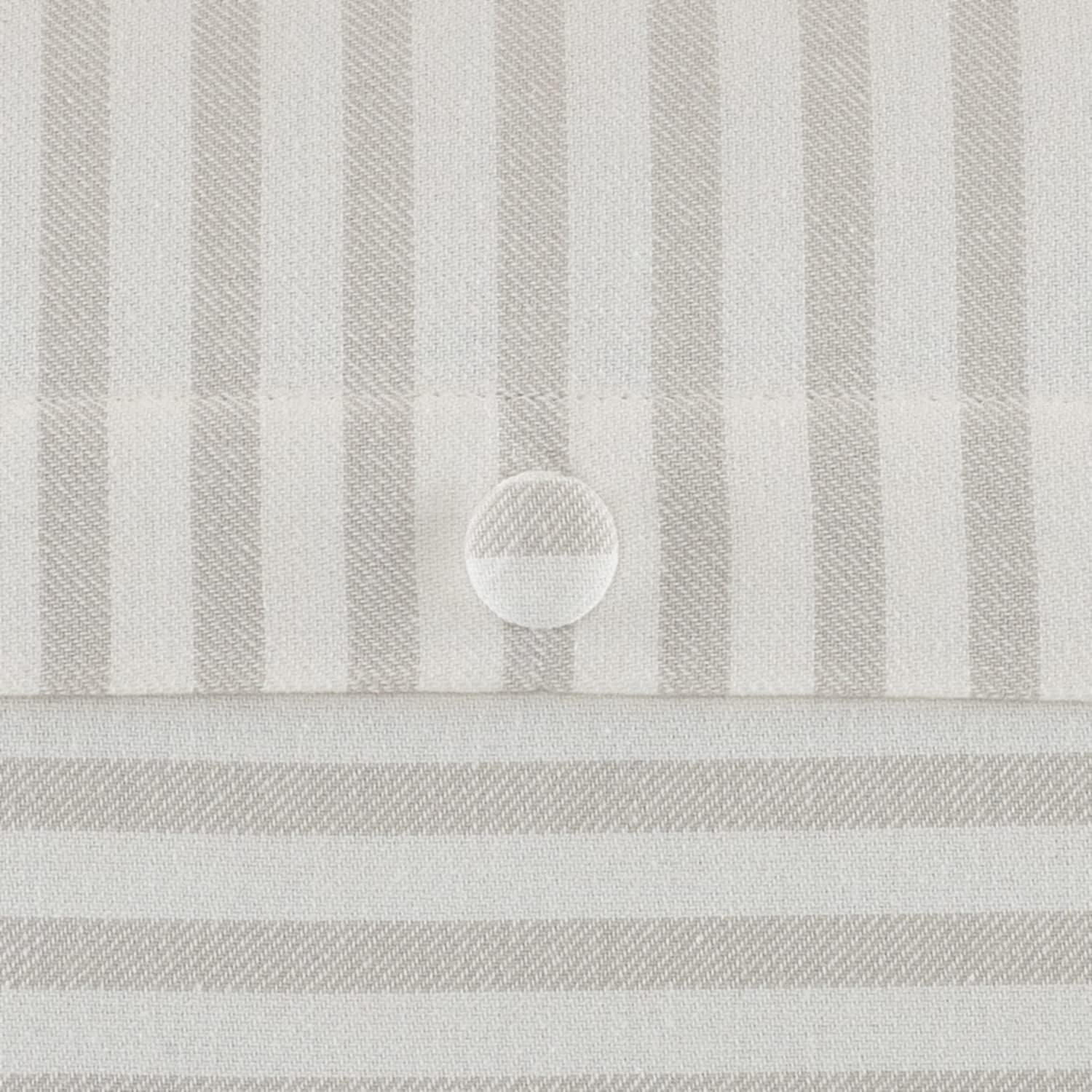 Nautica Nautica Saybrook Beige Button Throw Pillow