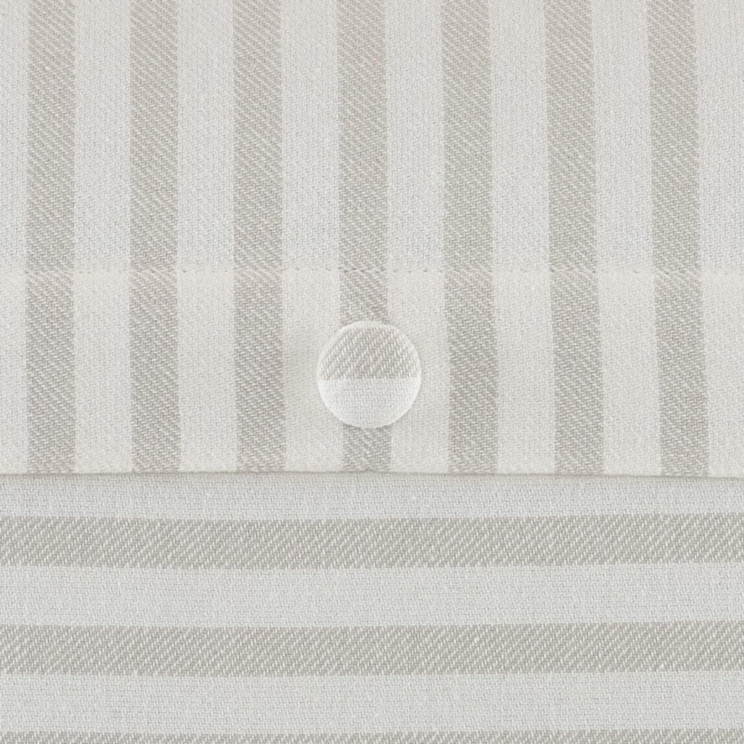 Nautica Nautica Saybrook Beige Button Throw Pillow