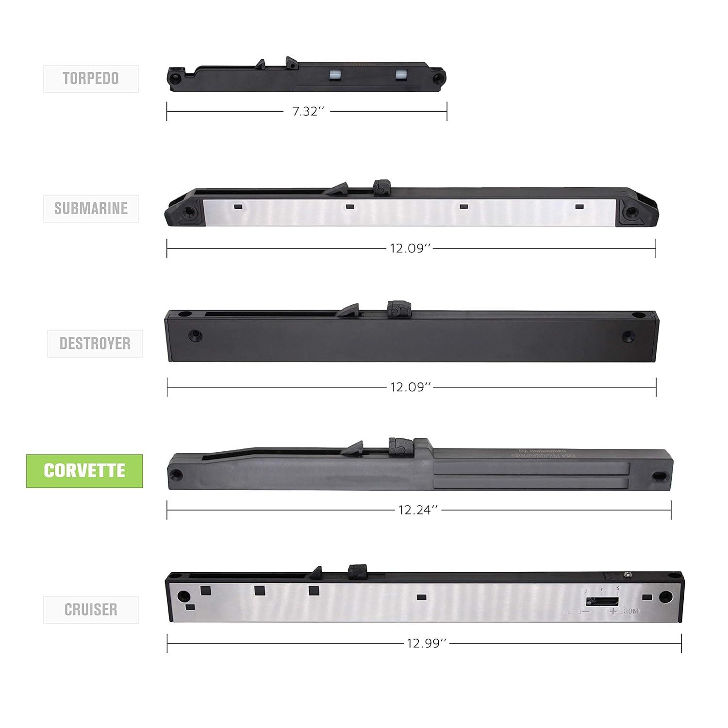 2PCS Soft Close barn Door Hardware kit Barn Door Soft Close Mechanism Spring Buffer Damper Hole-Free Version Fit for Door Weight 60-176 Pounds Adjustable Door Stoppers 2022NEWEST (Use for 20-40)