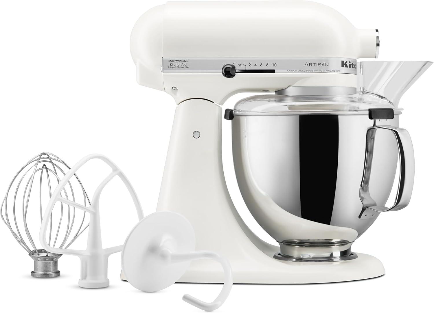 KitchenAid ® Artisan ® Series Porcelain White 5-Quart Tilt-Head Stand Mixer