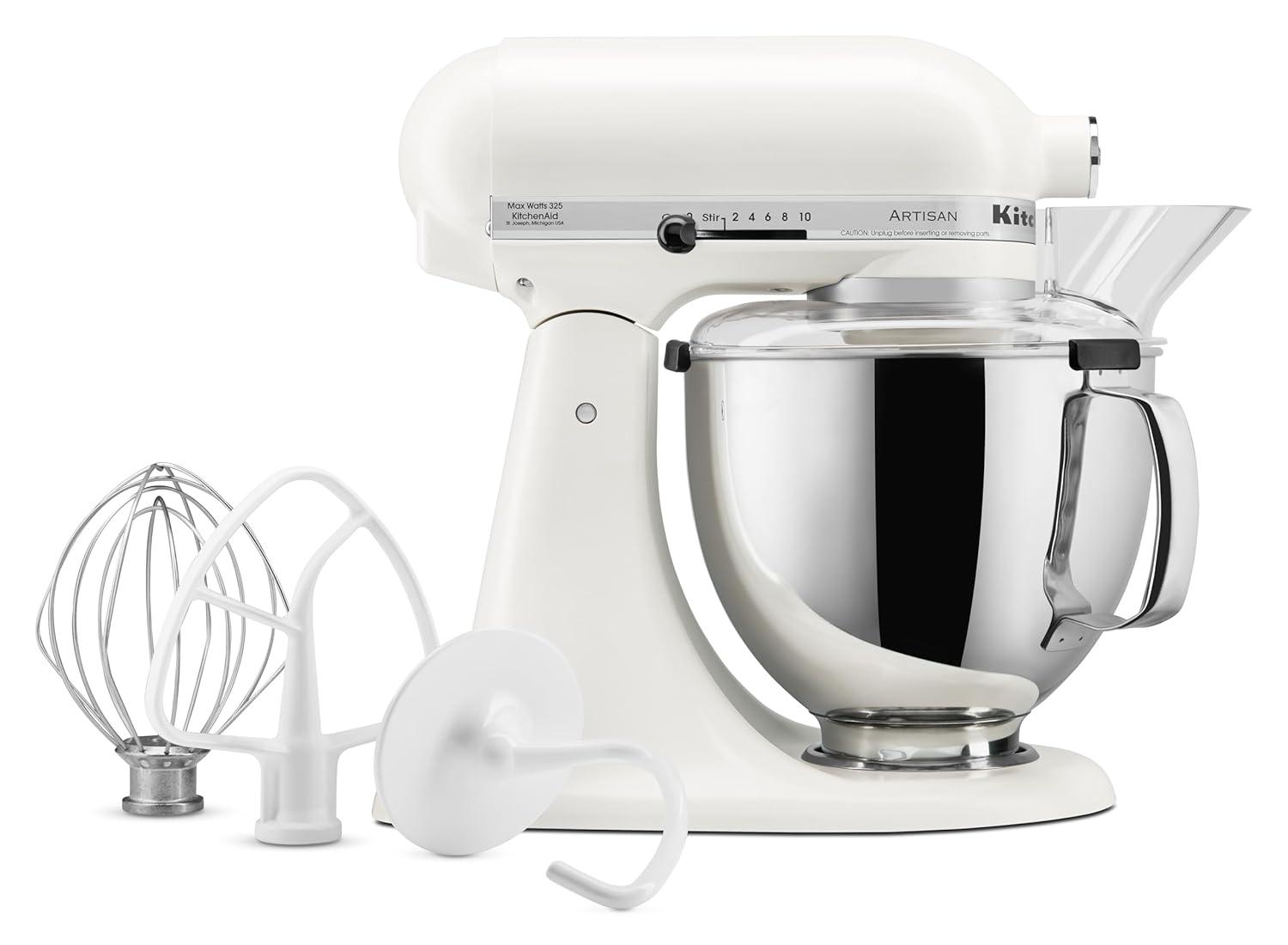 KitchenAid ® Artisan ® Series Porcelain White 5-Quart Tilt-Head Stand Mixer