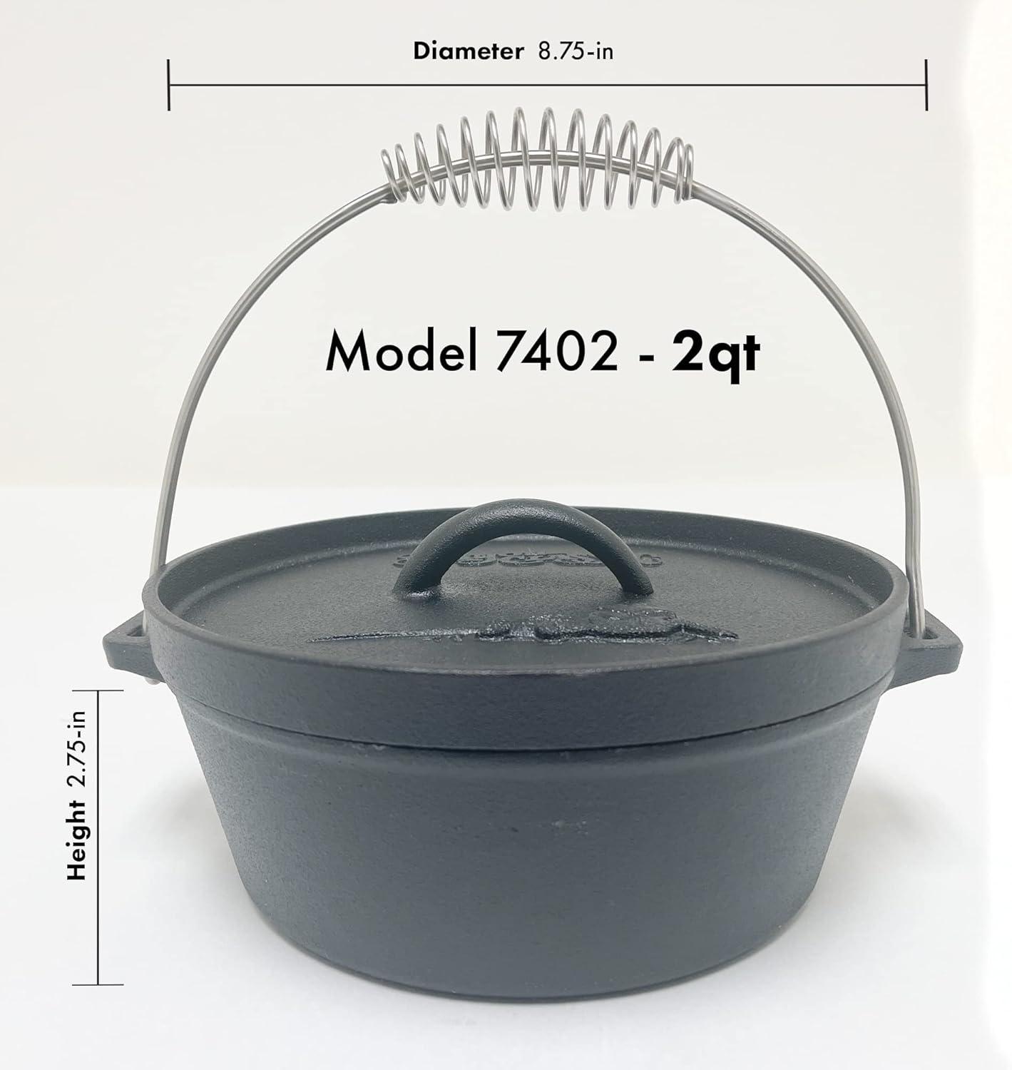 Bayou Classic Bayou Classic Non-Stick Cast Iron Round Dutch Oven
