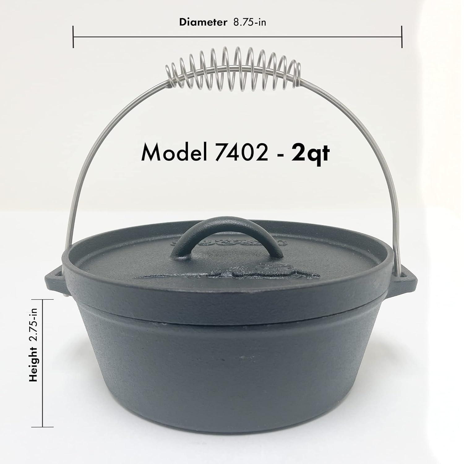 Bayou Classic Bayou Classic Non-Stick Cast Iron Round Dutch Oven