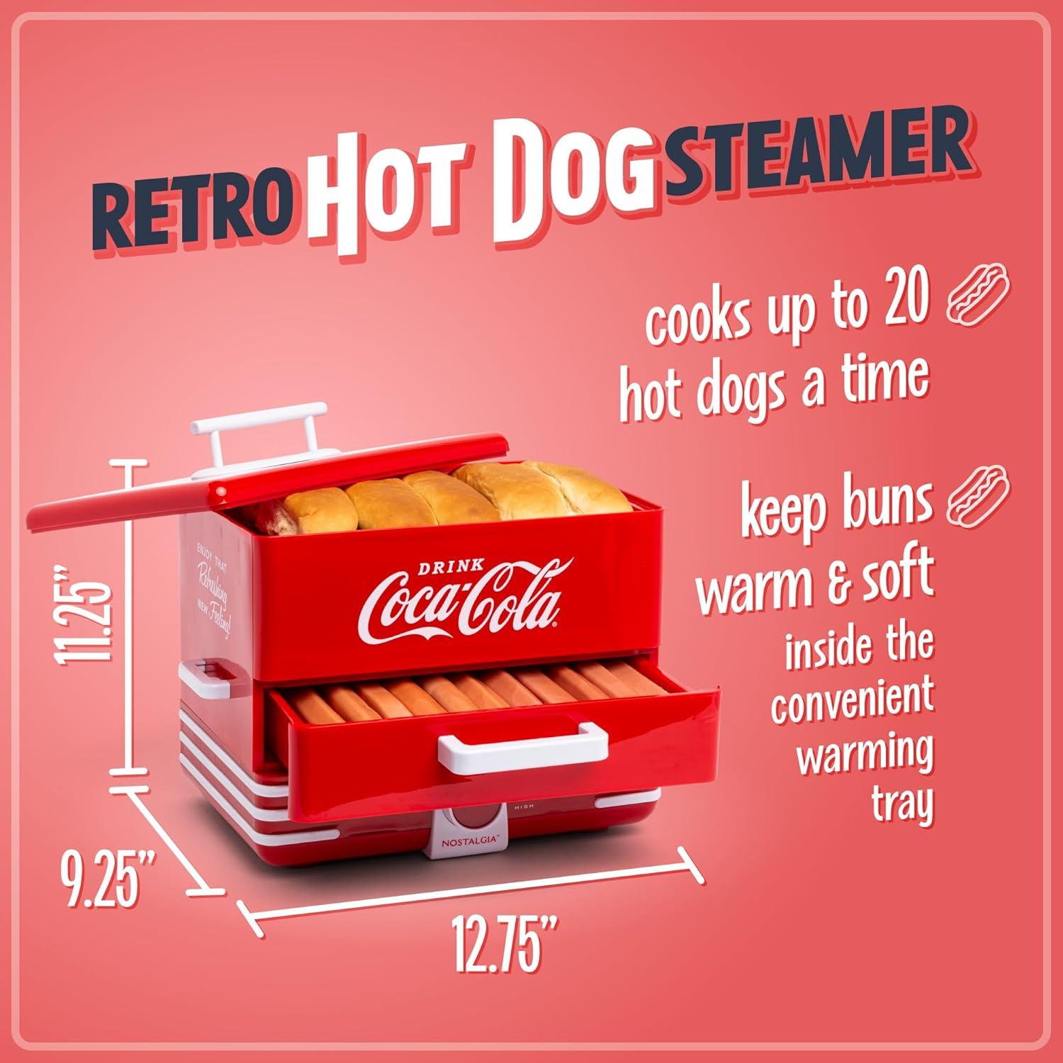 Nostalgia Nostalgia 24 Hot Dog Steamer
