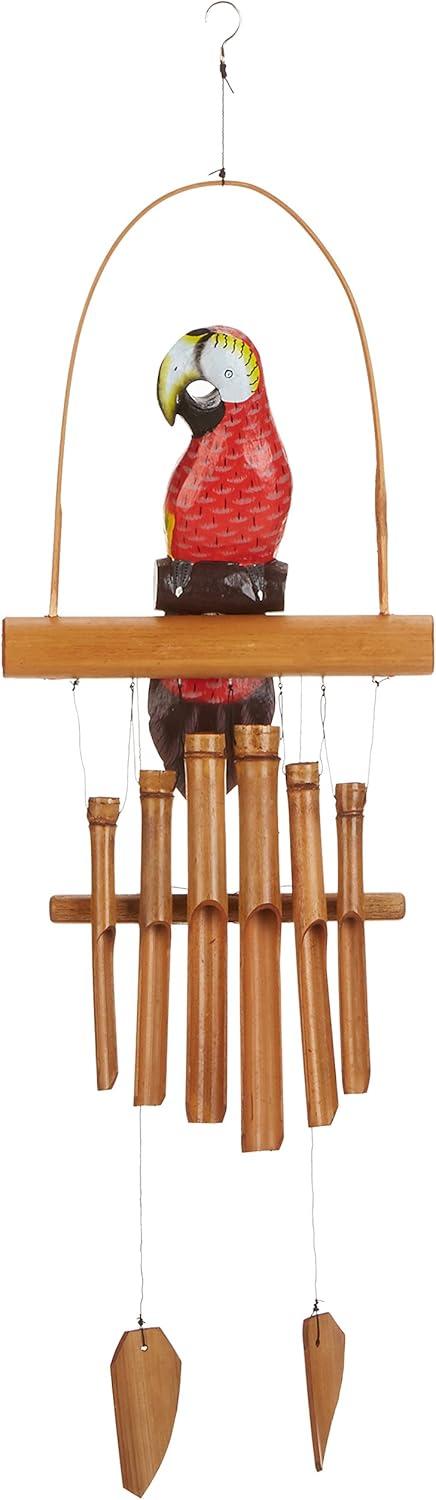 Parrot Bamboo Wind Chime