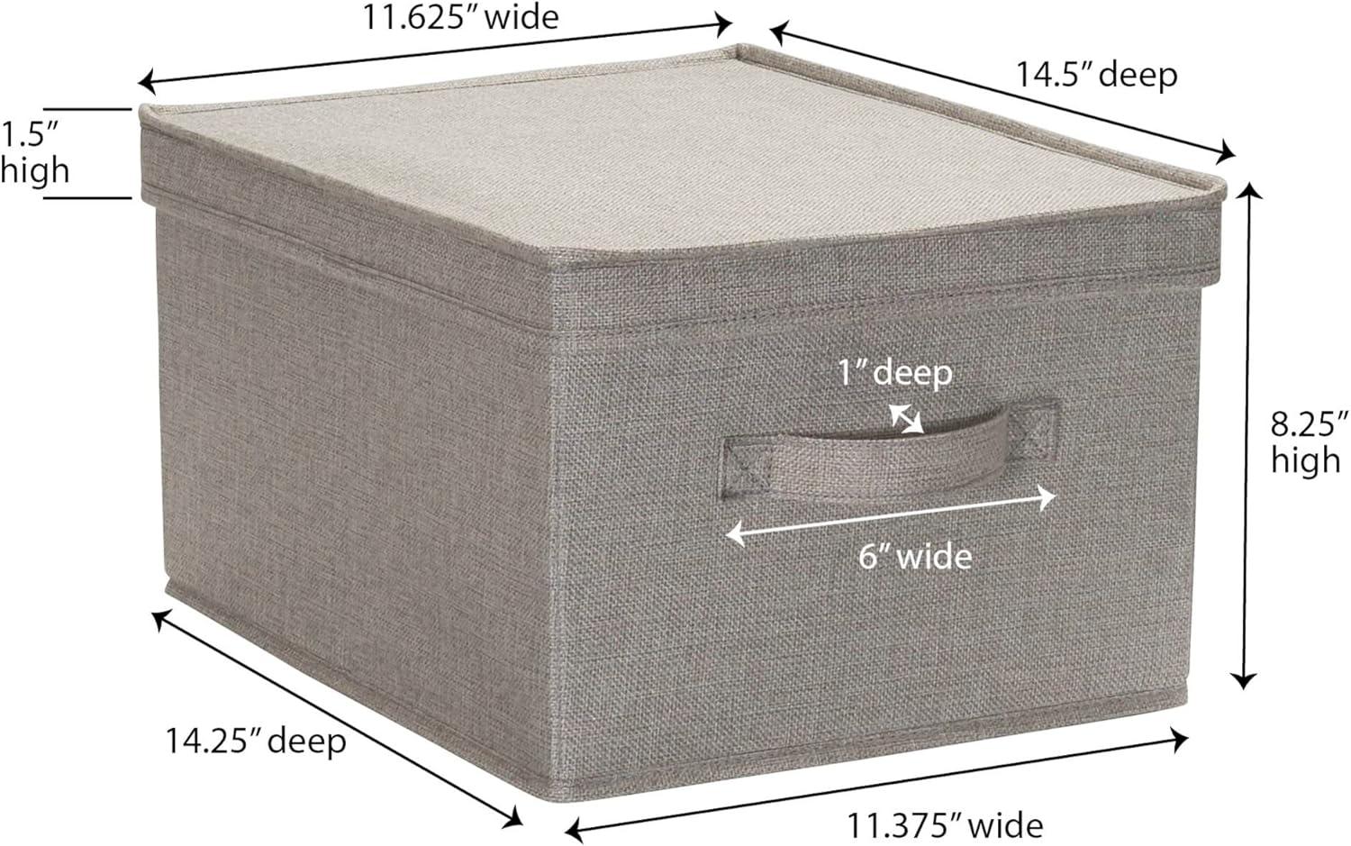 Household Essentials Household Essentials Fabric Bin (Set of 2)