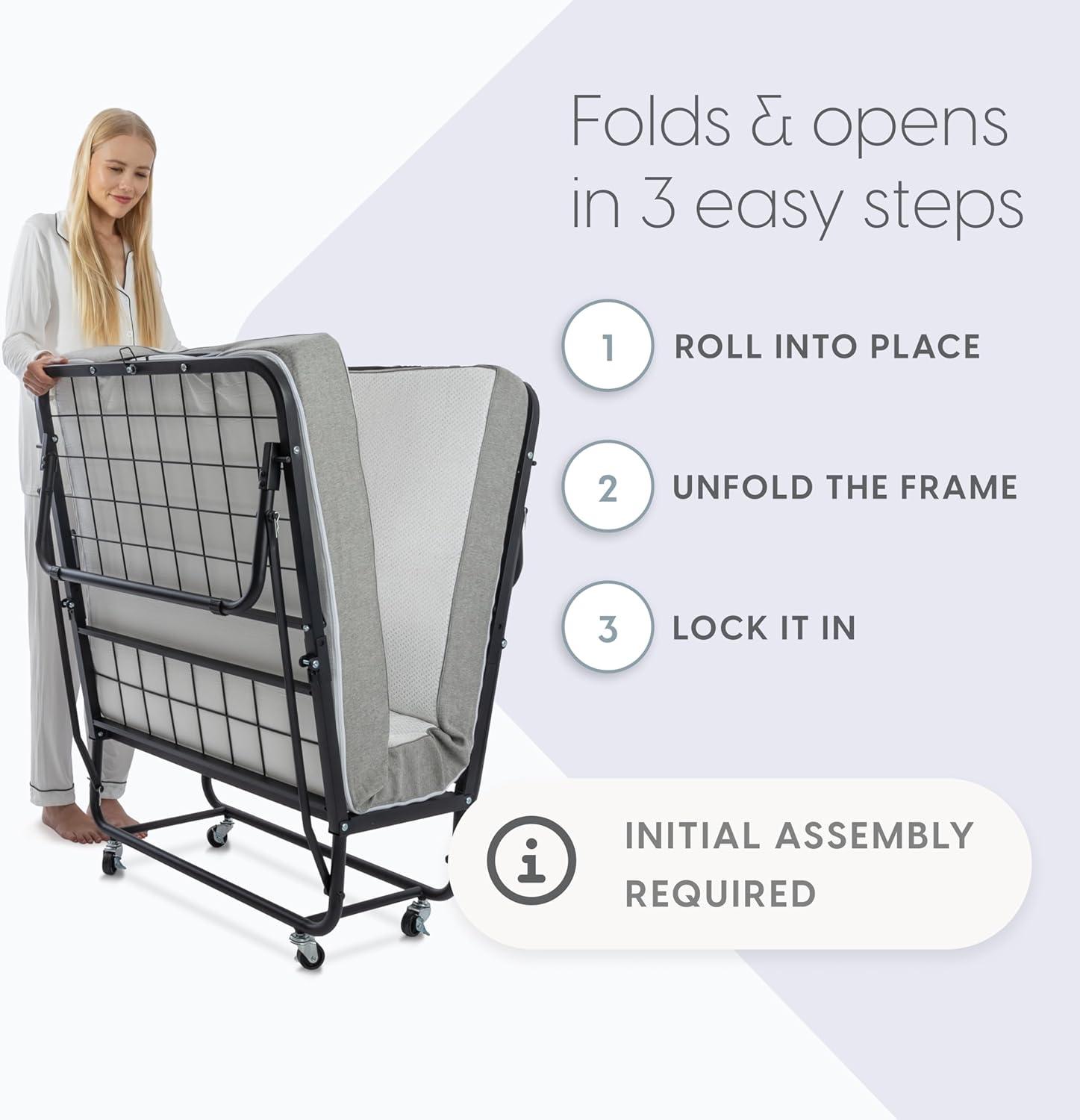 Milliard Diplomat Folding Bed-Cot Size