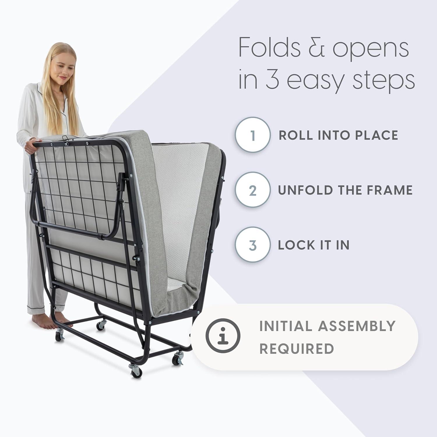 Milliard Diplomat Folding Bed-Cot Size