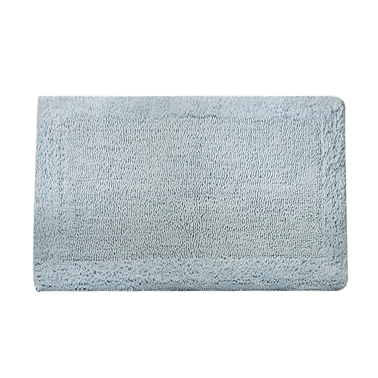 Better Trends Edge 100% Cotton Tufted Reversible Bath Rug 21" x 34" Rectangle - Blue