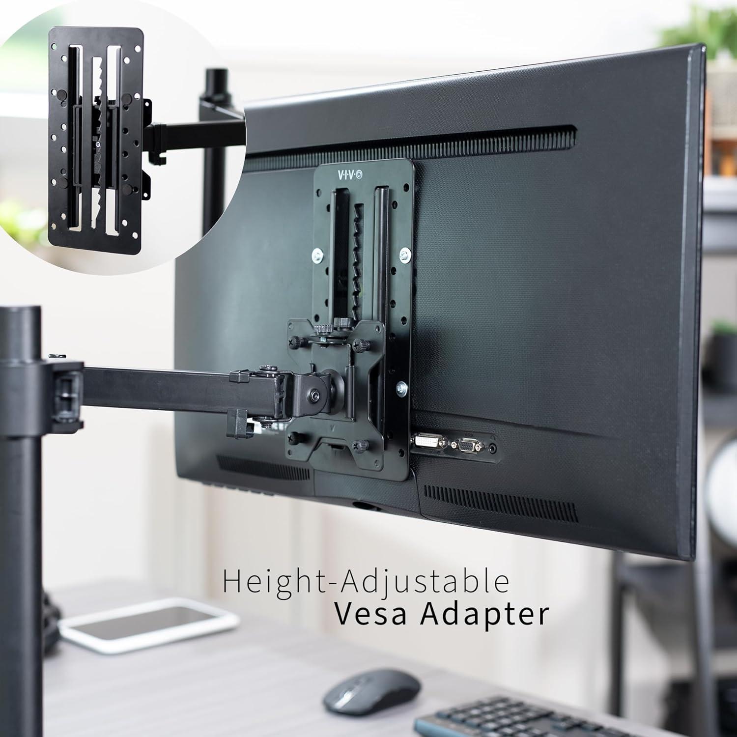 Vivo Black Height Adjustable VESA Adapter
