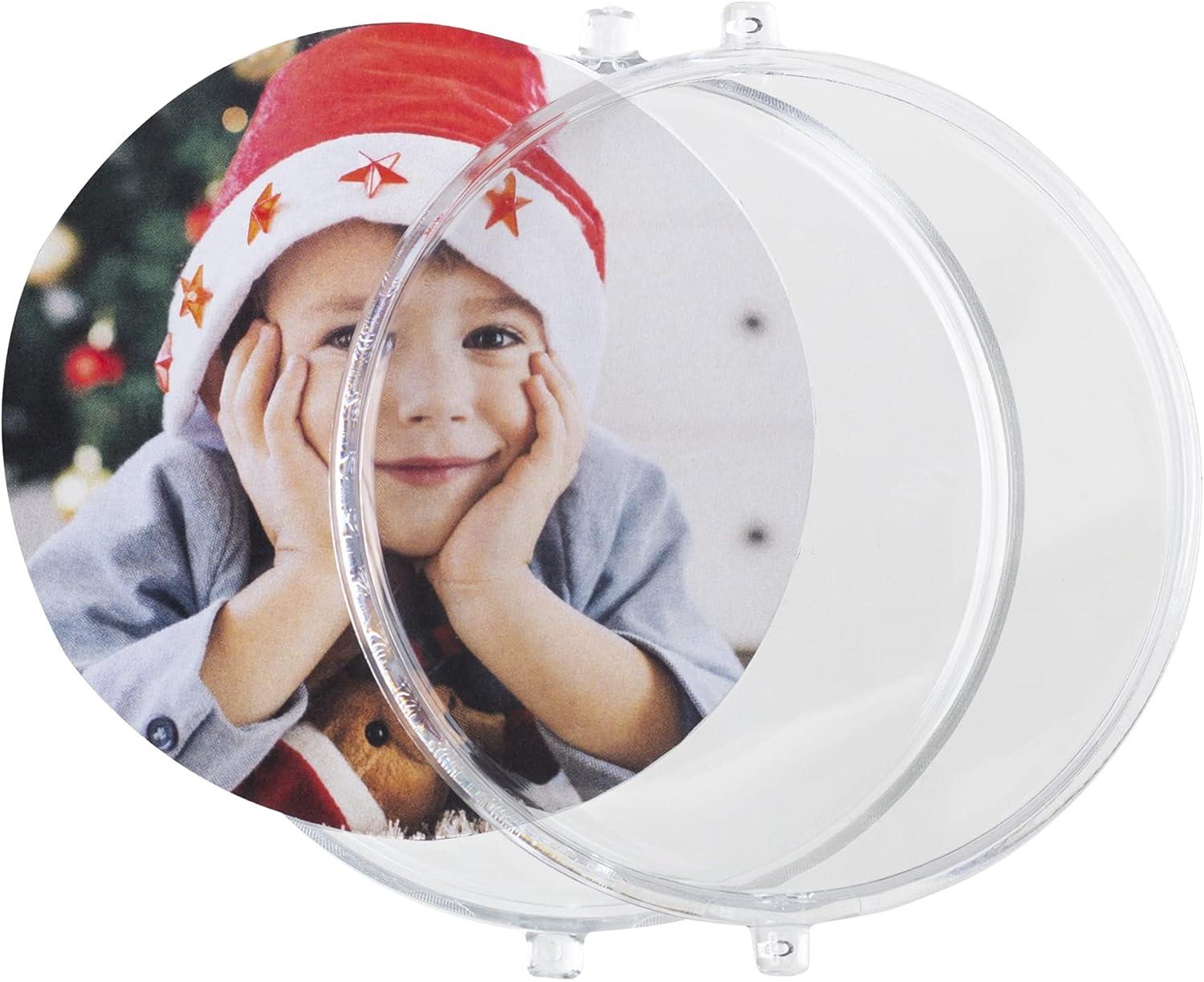 Spinning Photo Ornament - Pack of 4