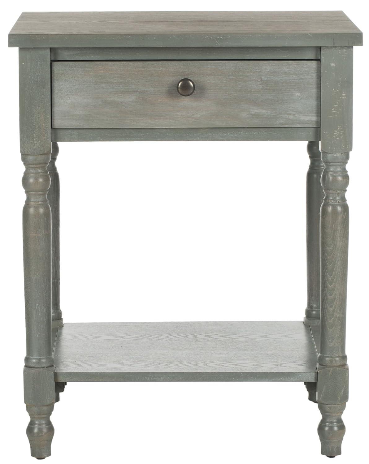 Tami Nightstand With Storage Drawer - AMH6604 - Ash Grey - Safavieh Couture