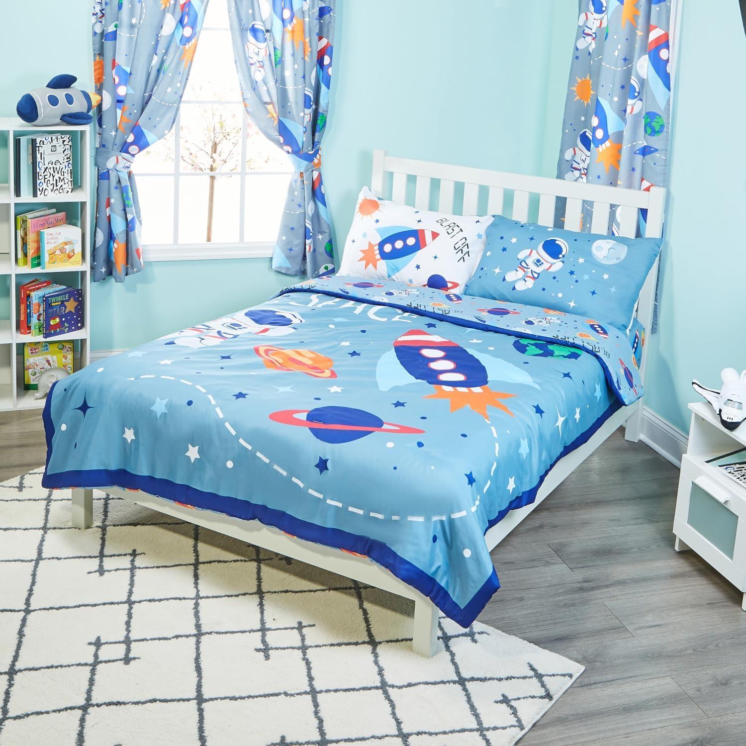 Everyday Kids Outer Space Twin/Full Size Bed Comforter