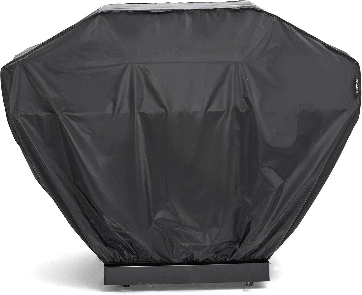 Covermates Grill Cover - Weather Resistant Outdoor Cover, Heavy Duty bbq Covers for Large Outdoor Kitchen, Classic 12-Guage Vinyl, 53 Inch, Black