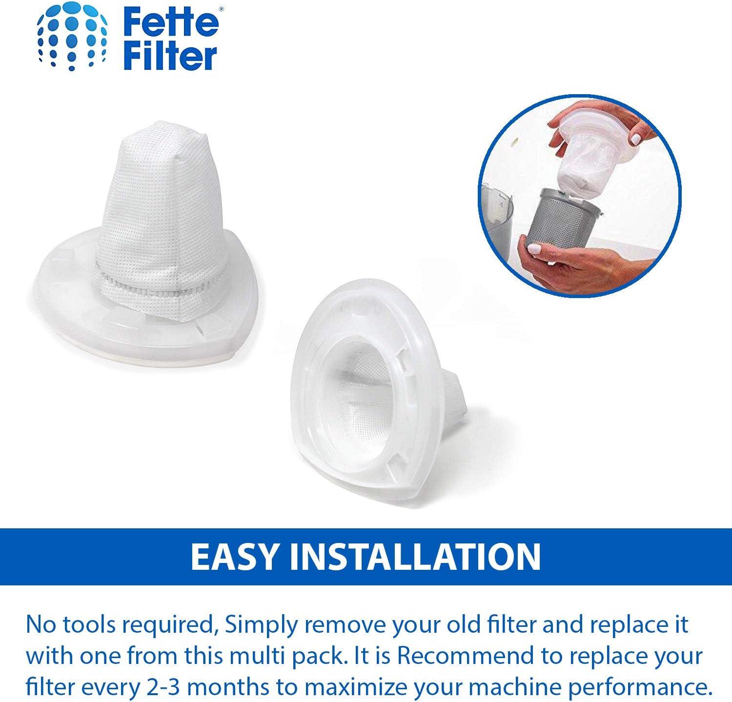 6 Pack Replacement Filter Compatible with Black & Decker Hand Vacuum Cordless Vacuum VF110 CHV1410L, CHV1410, CHV9610, CHV1210, CHV1410B, CHV1510, BDH2000L