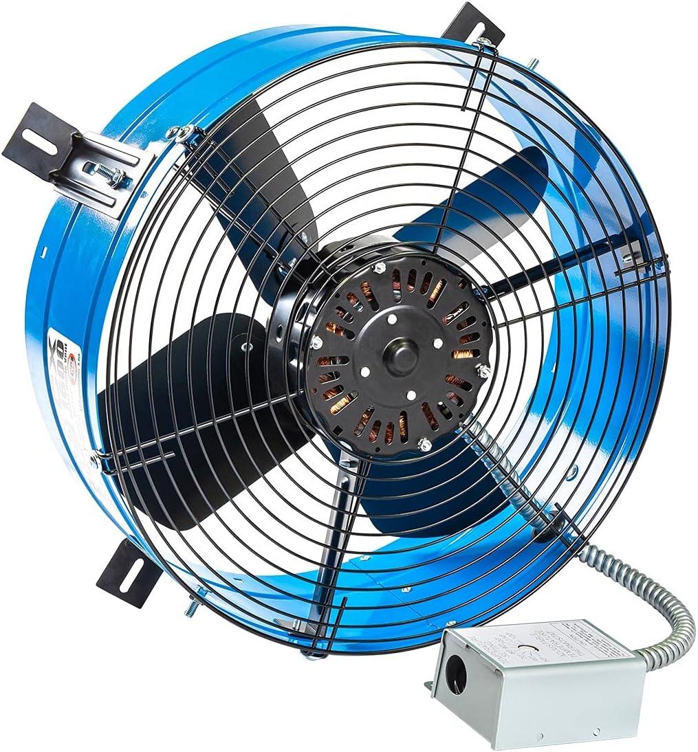 Maxx Air Professional Grade Gable Mount | Power Attic Ventilator, 2.6-Amp 60-Hz Motor and 14-Inch Blade | Quiet Home Attic Fan 1300 CFM | 1,850 SQ. FT. (Red)