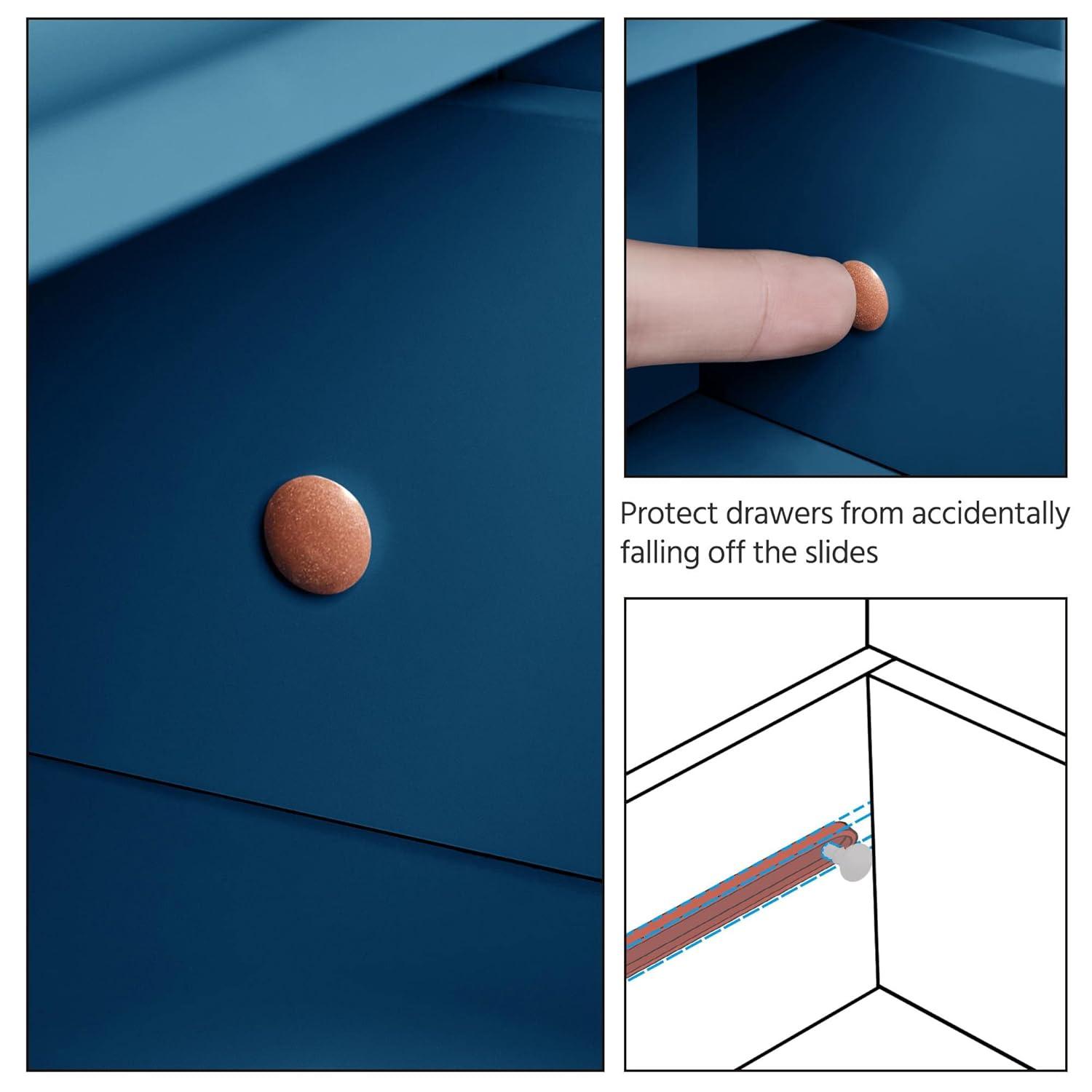 Wooden Bathroom Storage Organizer Cabinet with 4 Drawers and 1 Cupboard