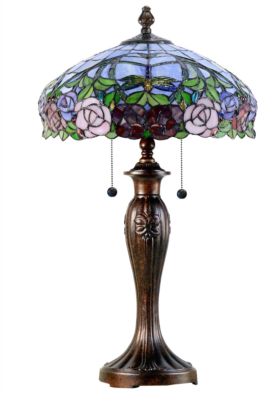 Dale Tiffany Zenia Rose Table Lamp