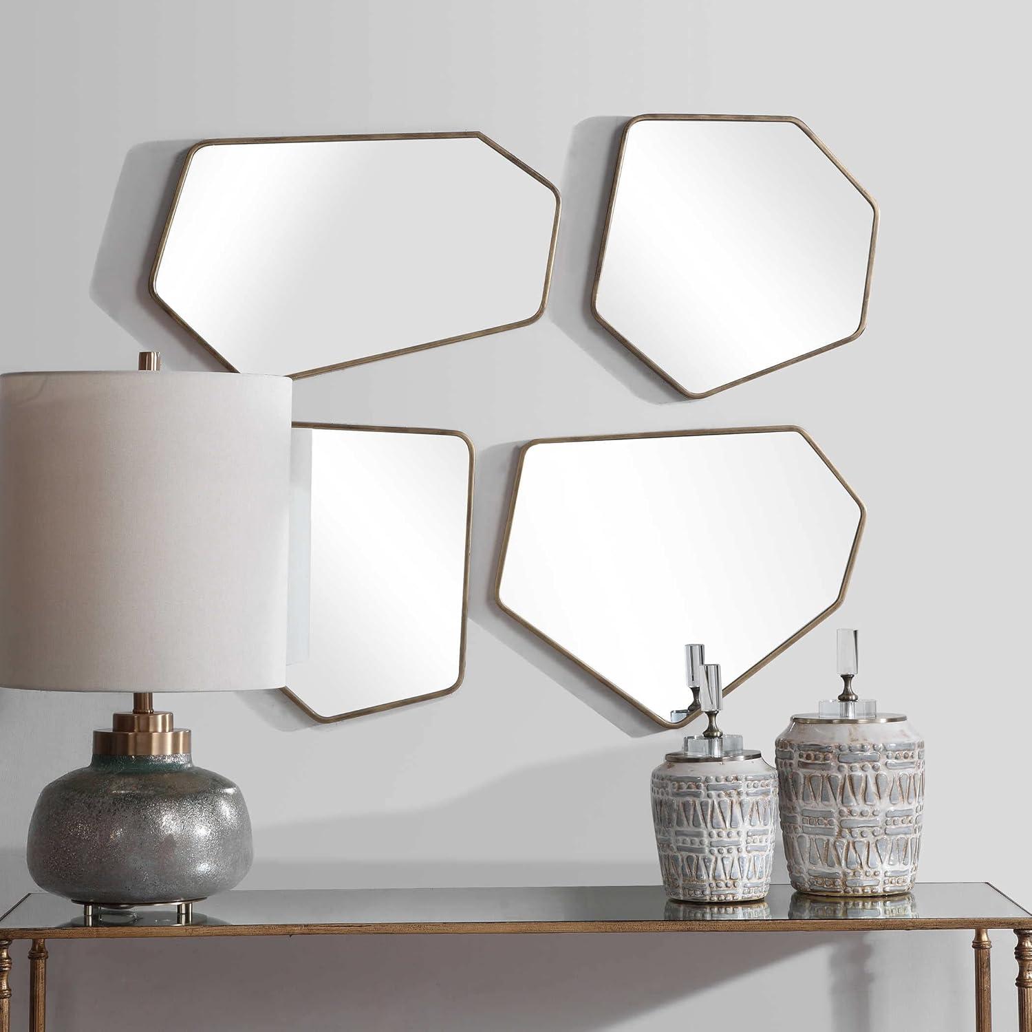 Kirby Mirrors (Set of 4) - Gold