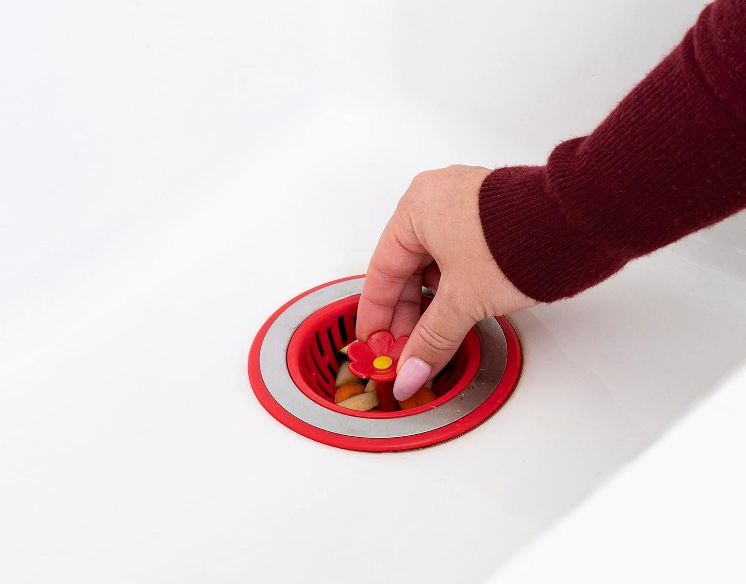 Joie Bloom Assorted Plastic/Stainless Steel Sink Strainer