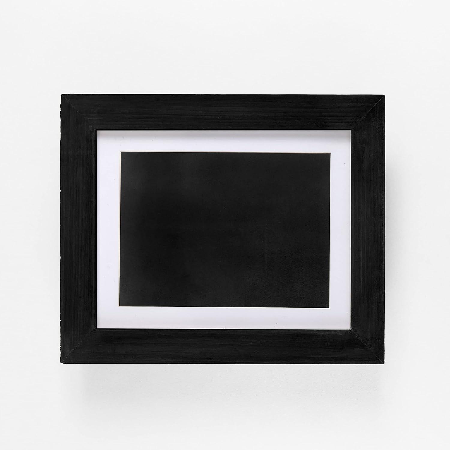 The Lakeside Collection Interchangeable Artwork Frame With Storage 5" x 7", 8.5" x 11", 9" x 12" - 9" x 12" Black