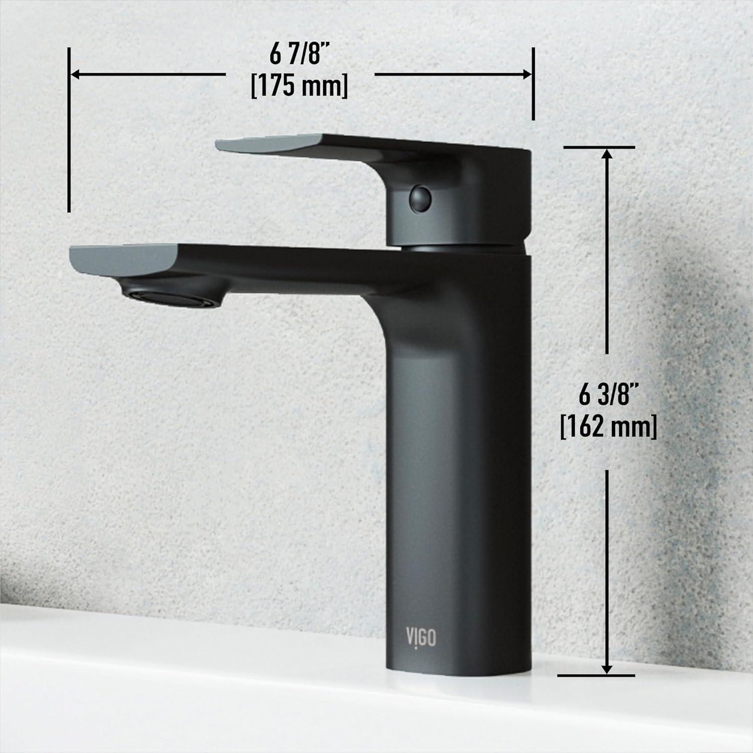 Davidson 6" H Single Handle Single Hole Bathroom Faucet