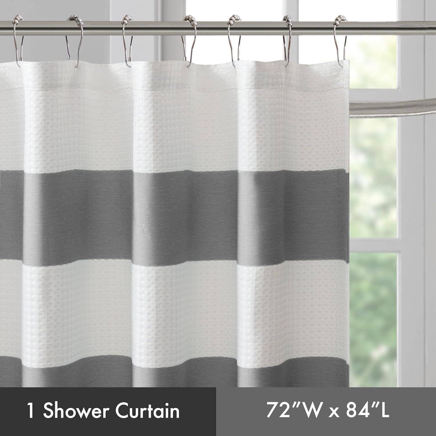 Striped Single Shower Curtain