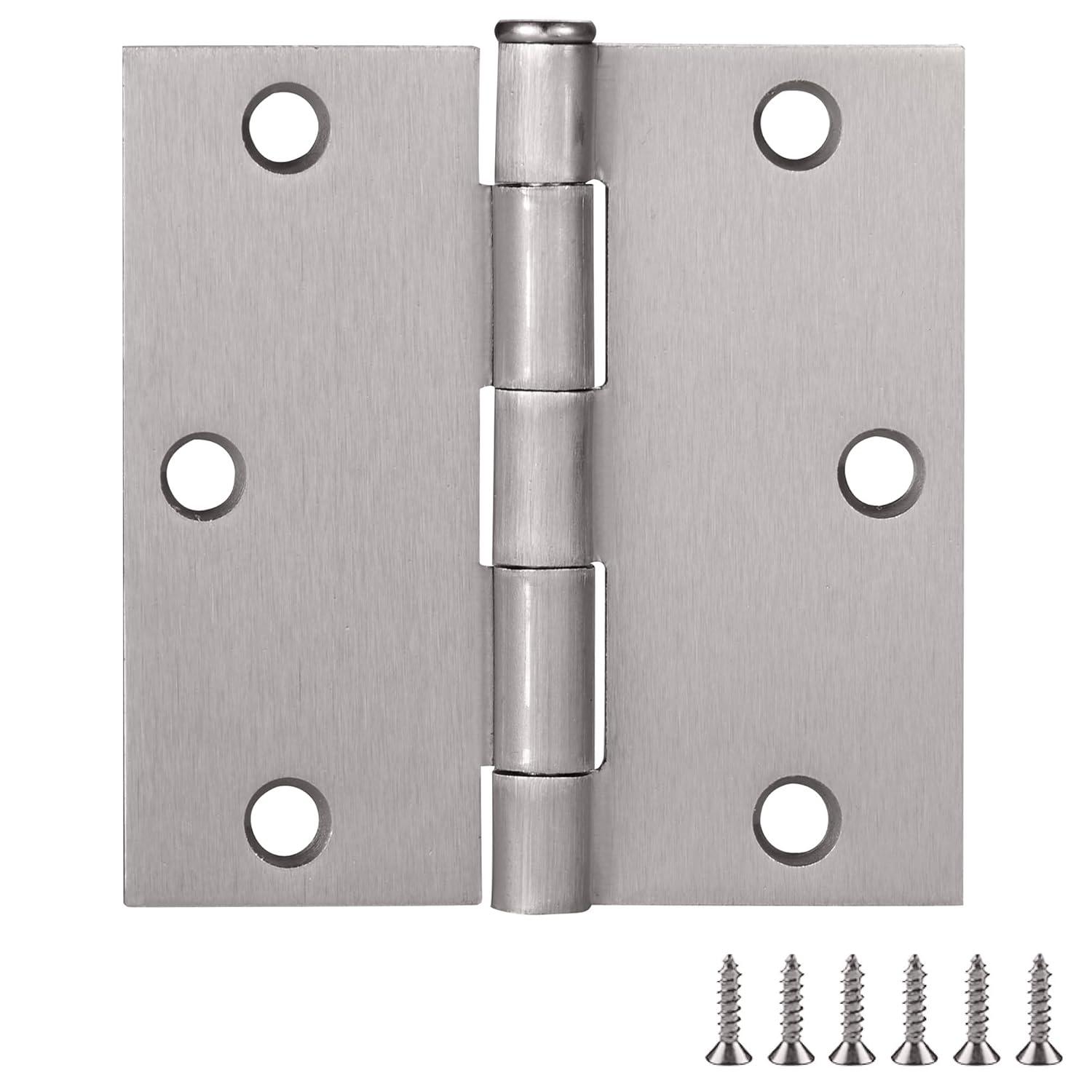 Design House 3.5" H x 3.5" W Butt Bearing Door Hinges (Set of 3)