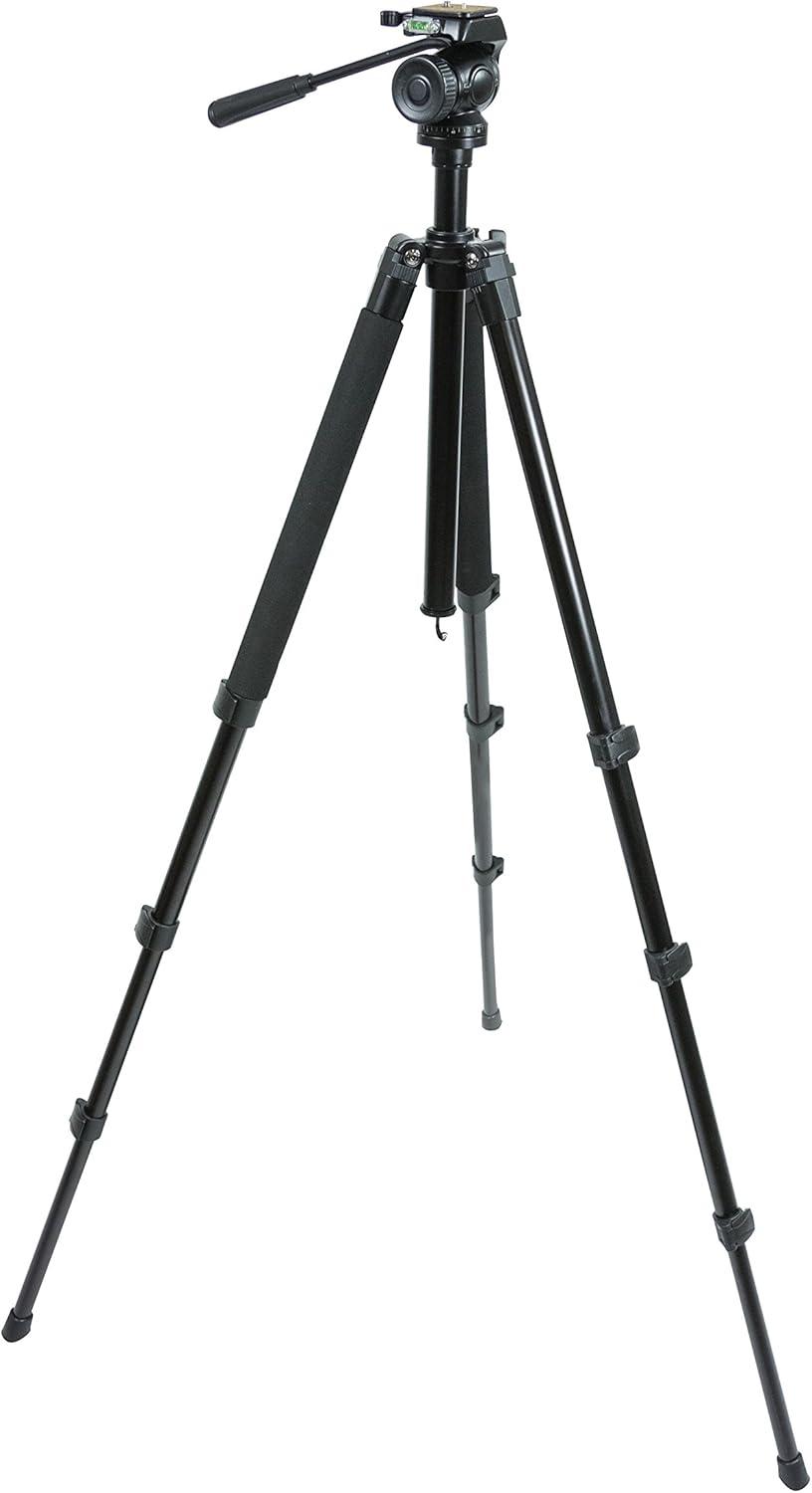 Celestron TrailSeeker Fluid Pan Tripod, Black