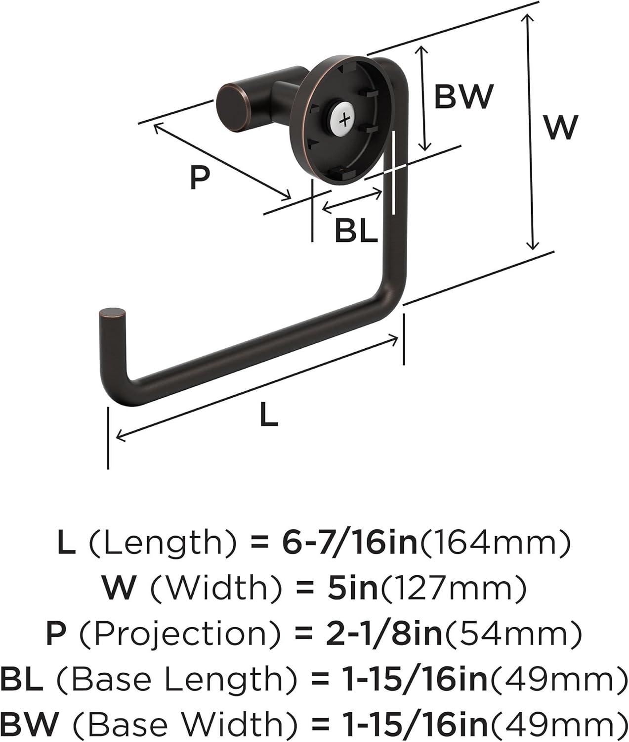 Oil-Rubbed Bronze 5" Wall-Mounted Towel Ring