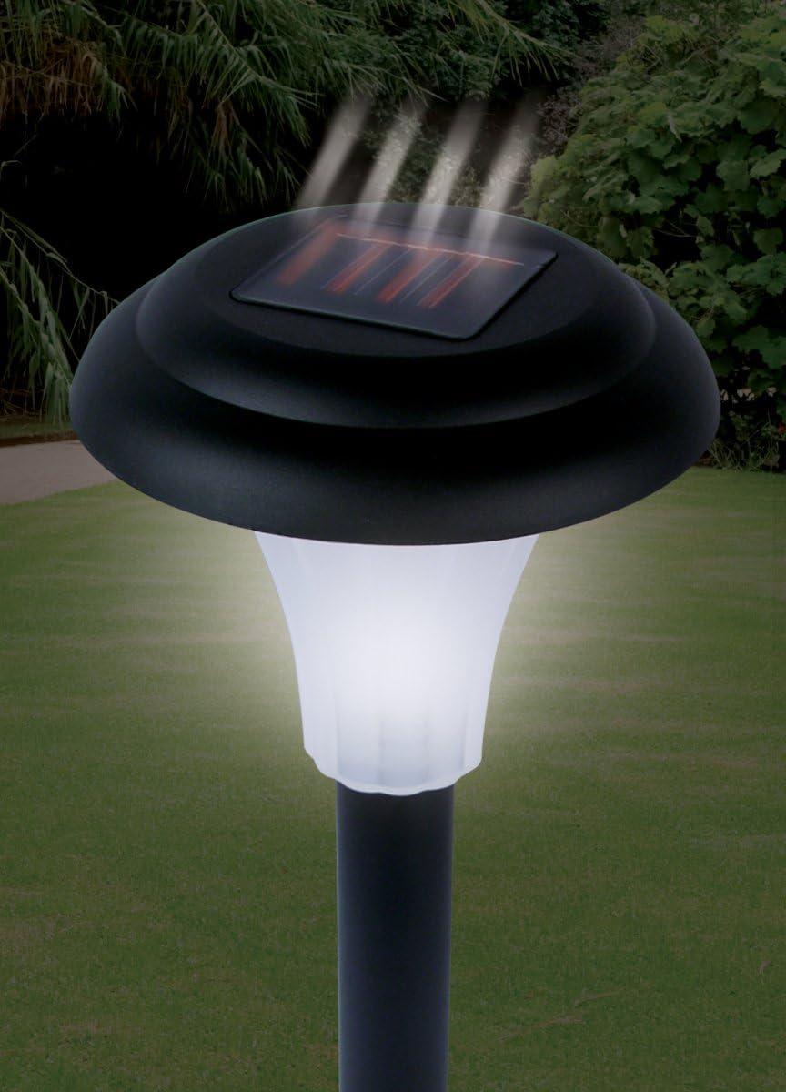 Solar Matte Black Solar Powered Integrated LED Pathway Light Pack