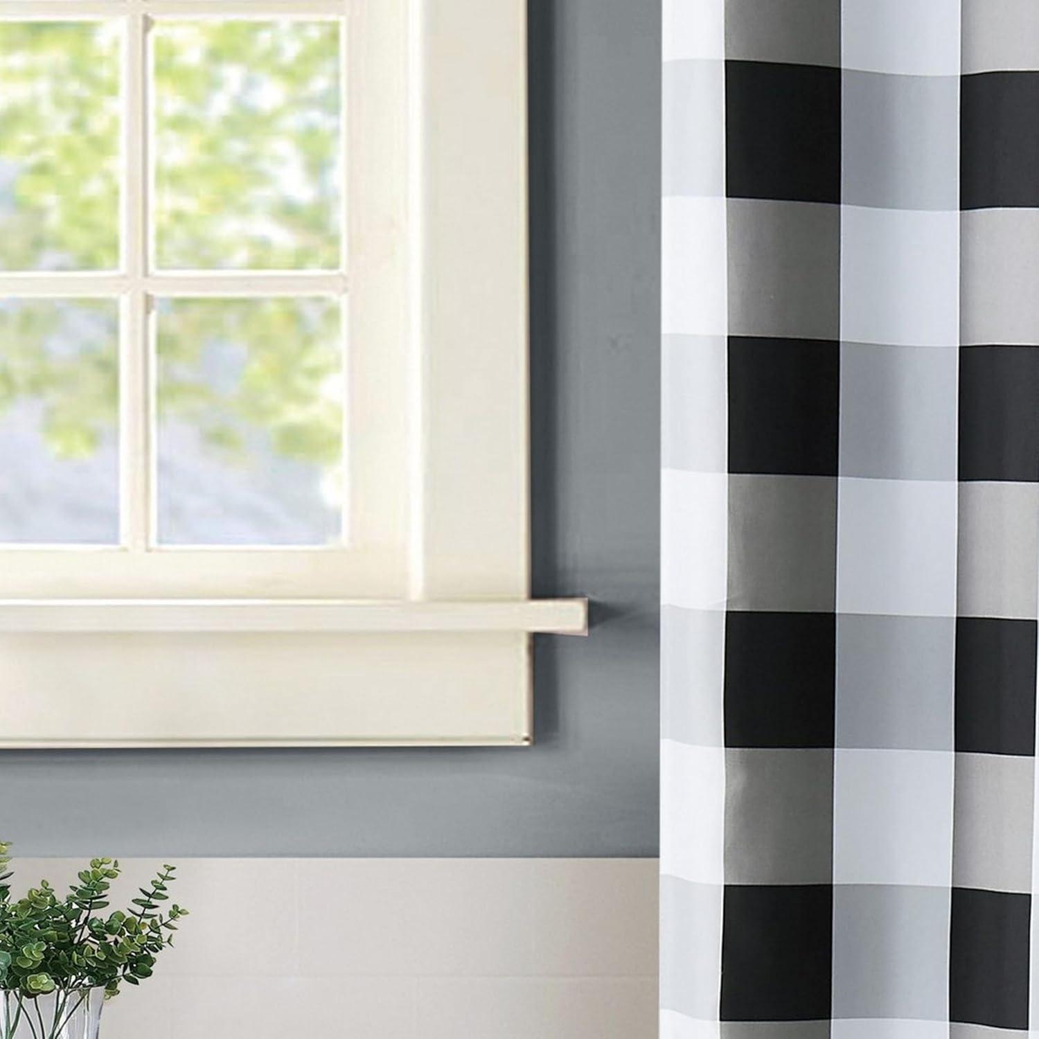Truly Soft Plaid Shower Curtain