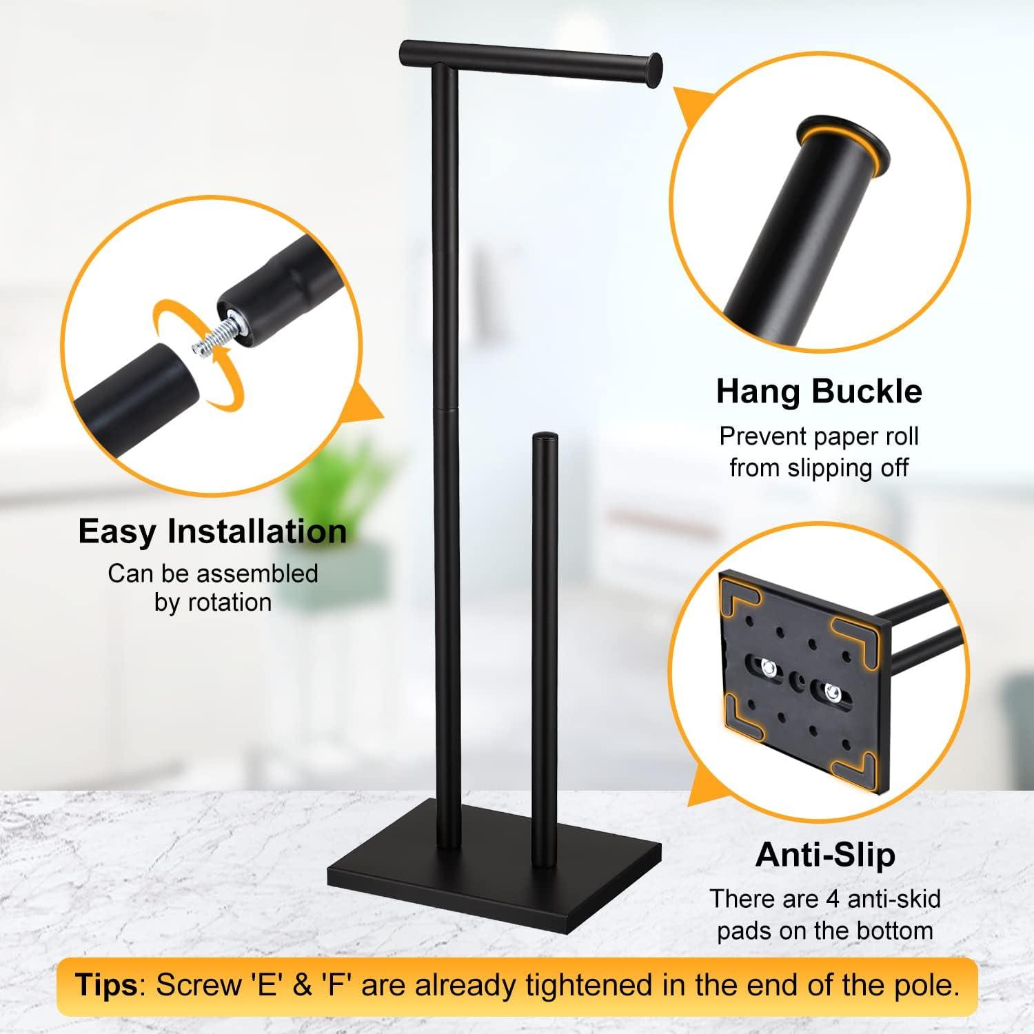 TOPEFIC HPA6LRTN02 Free Standing Toilet Paper Holder