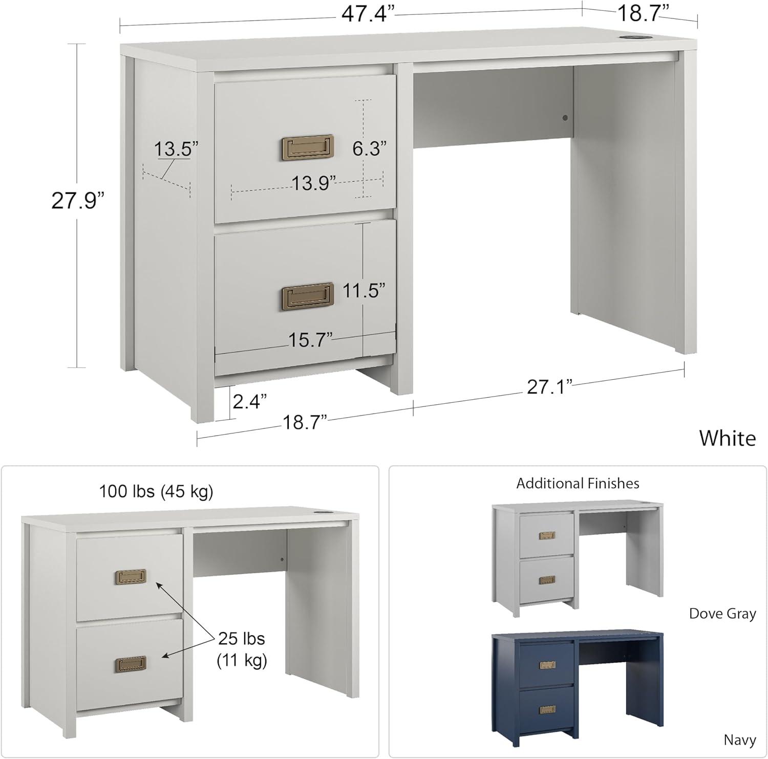 Monarch Hill Haven Kids 47.48" W Writing Desk