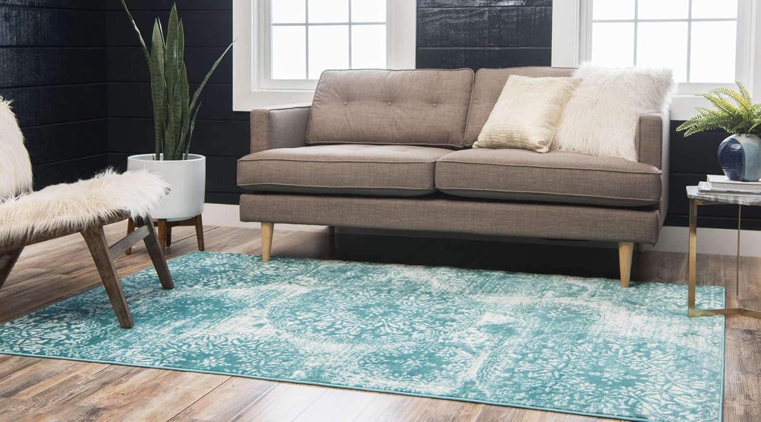 Unique Loom 8' 0 x 10' 0 Sofia Grand Turquoise Area Rug