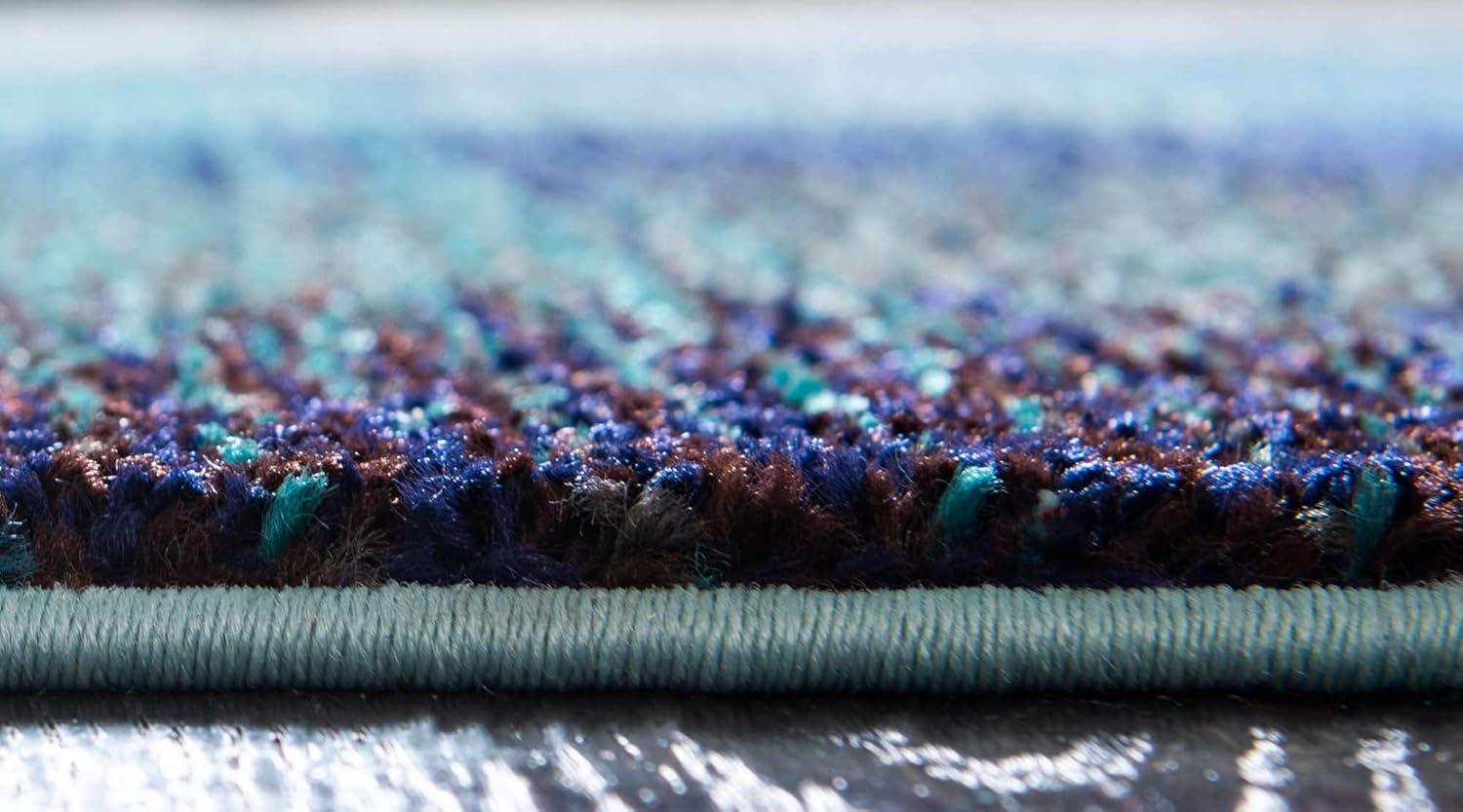 Unique Loom 3' 3 x 5' 3 Blue Estrella Azura Area Rug
