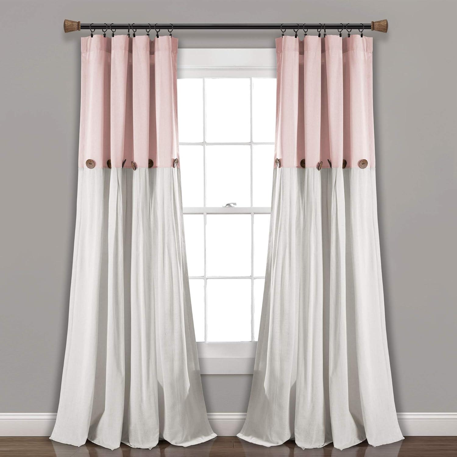 Lush Decor Beckham Semi Sheer Curtain Single Panel