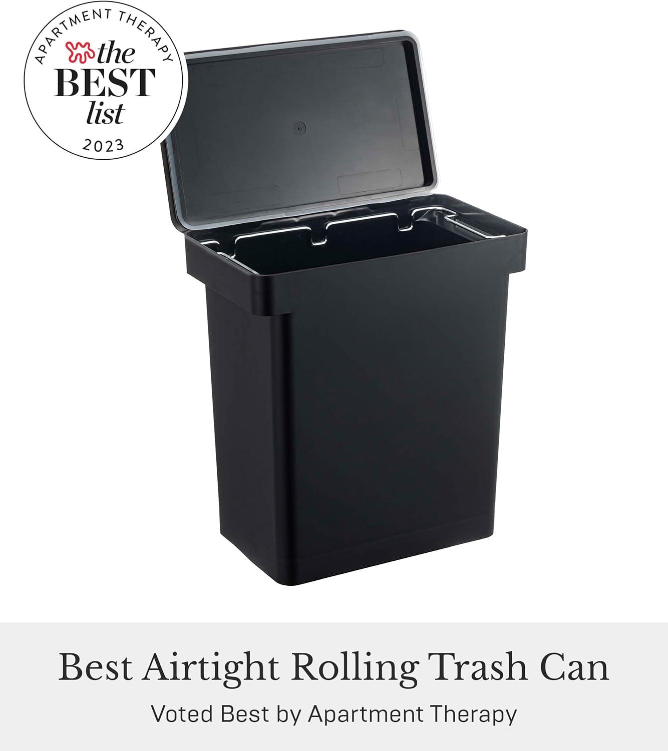 Yamazaki Home Tower 6.6 Manual Lift Trash Can