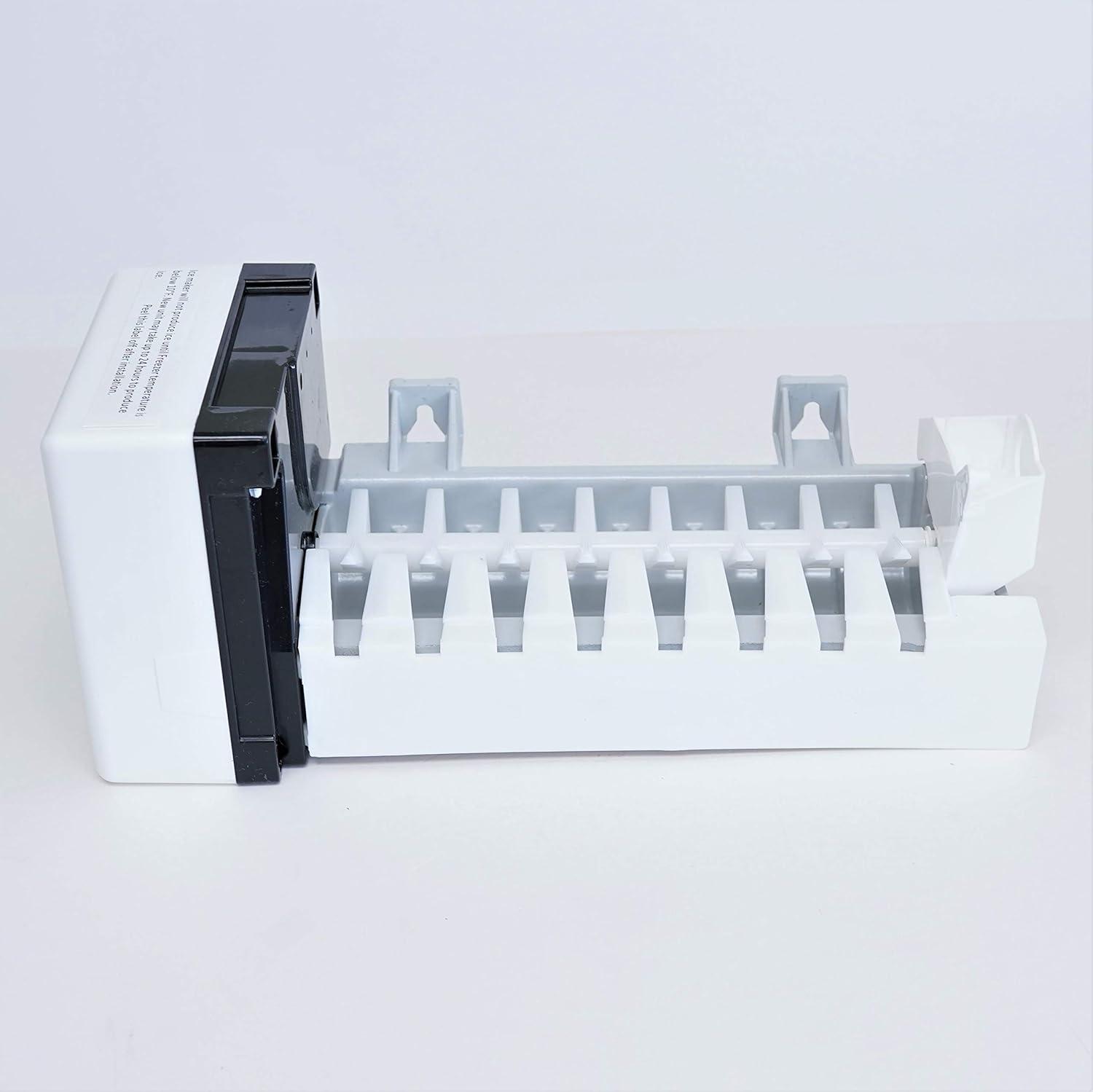White and Black Electric Ice Maker Replacement for Whirlpool Refrigerators