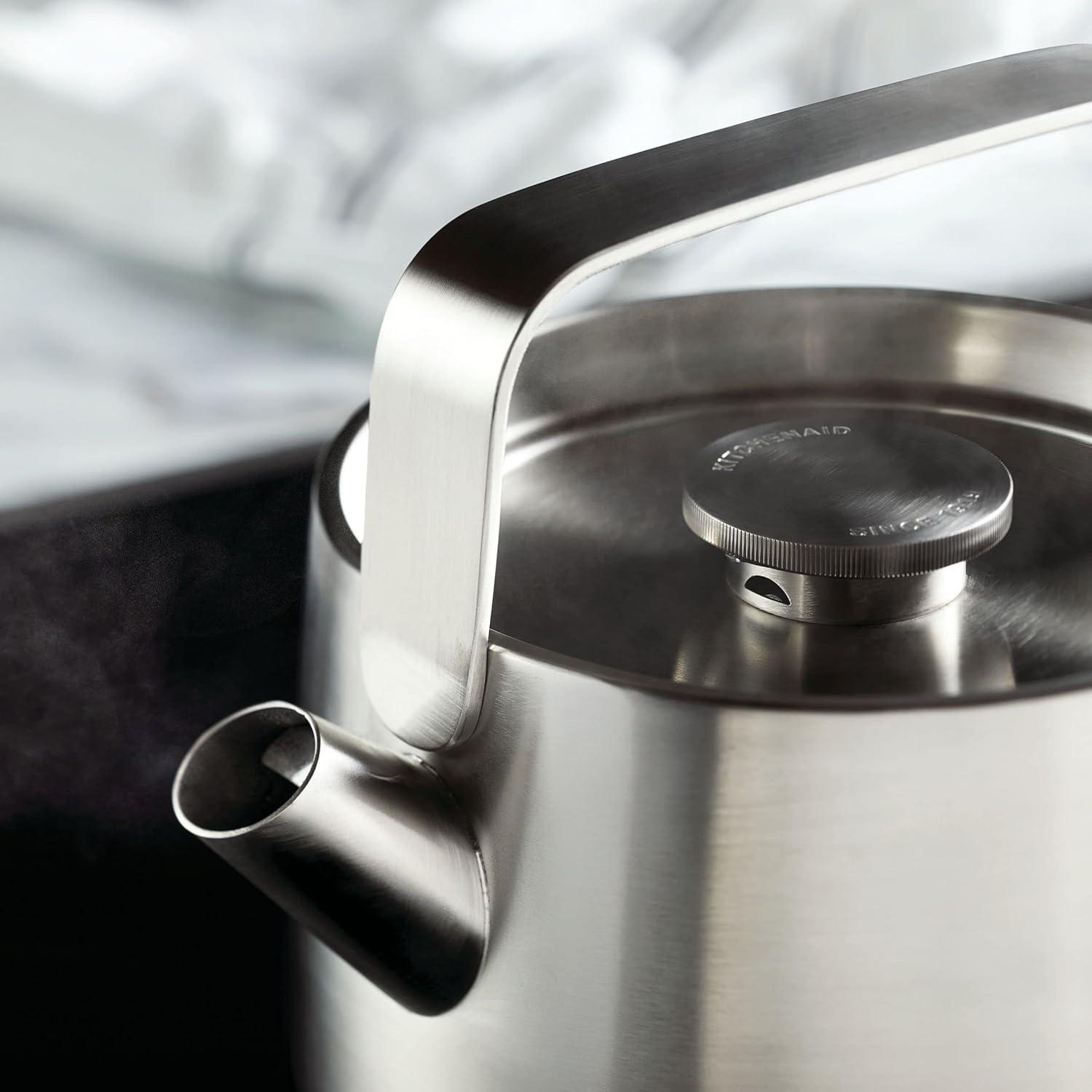 1.9 Quart Silver Stainless Steel Whistling Kettle